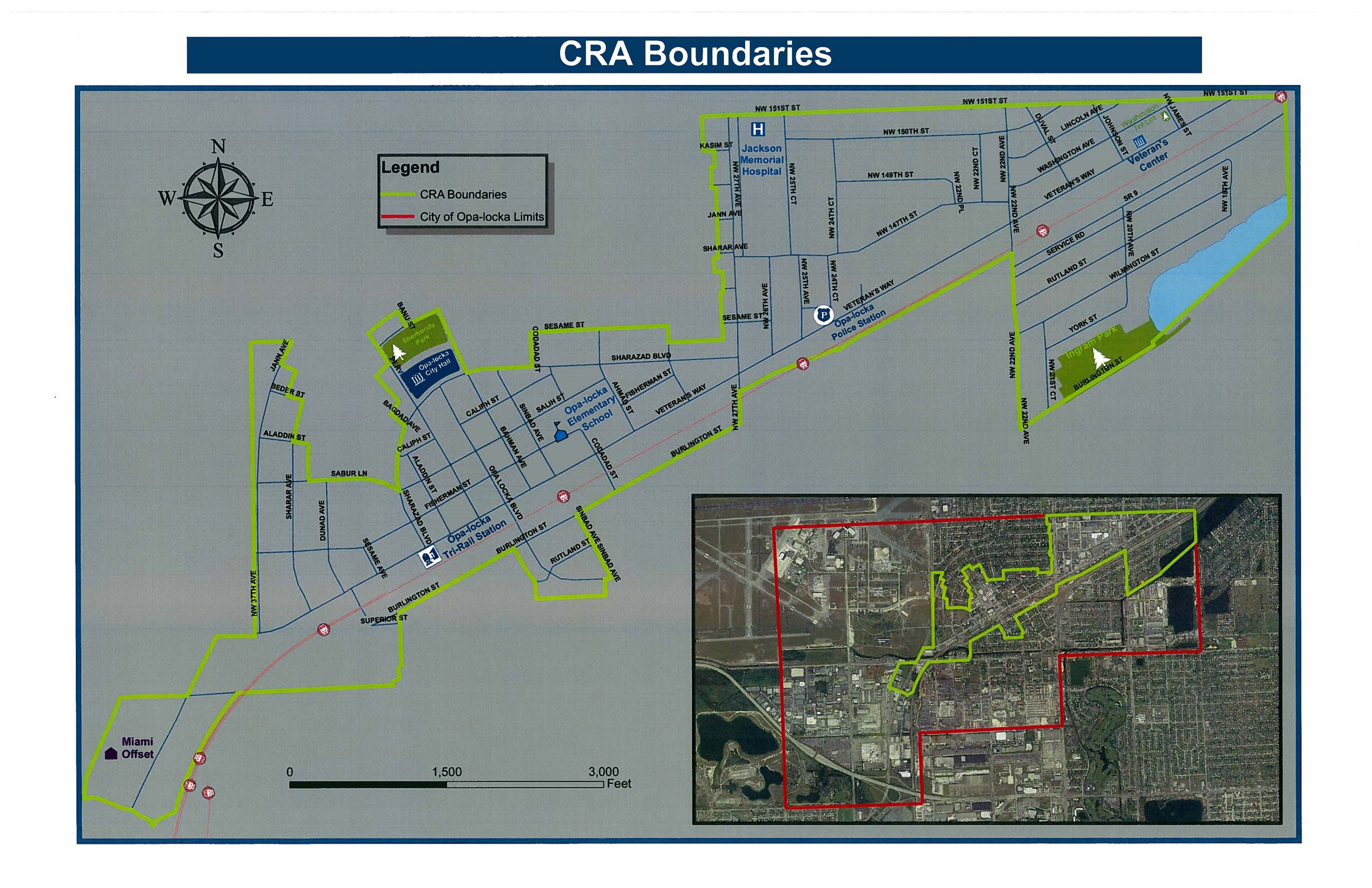 Opa-locka CRA Boundaries Map